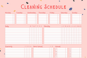 House Cleaning Schedule For Moms.