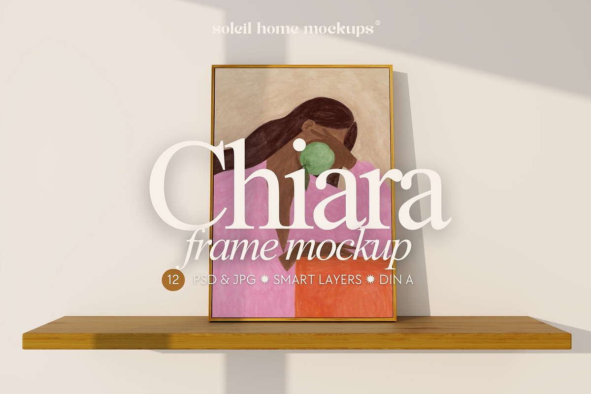 CHIARA | Minimalist Frame Mockup Set, a Household Mockup by SoleilHomeMockups (Photo 1 of 11)
