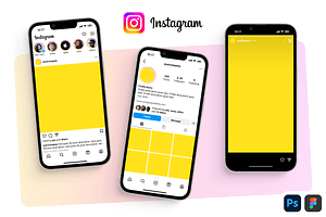 Instagram Branding Kit PSD Figma