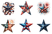 4th of July Star Clipart, an Illustration by DreamArtGraphic (Thumbnail 3 of 4)