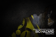 12 Bio Hazard Grunge Backgrounds, a Texture Graphic by Designer Essentials (Thumbnail 1 of 12)