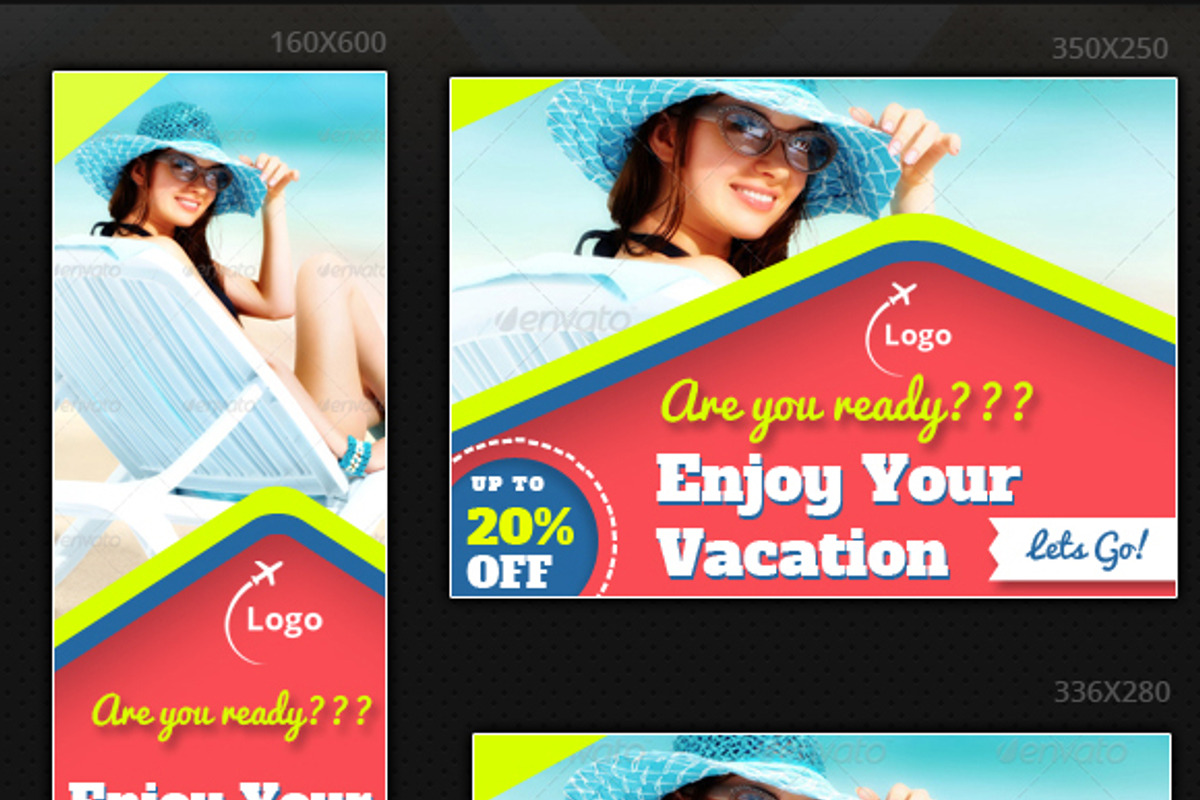 Web Banners and Ads (Travel), a Templates & Theme by Vijeshri (Photo 2 of 4)