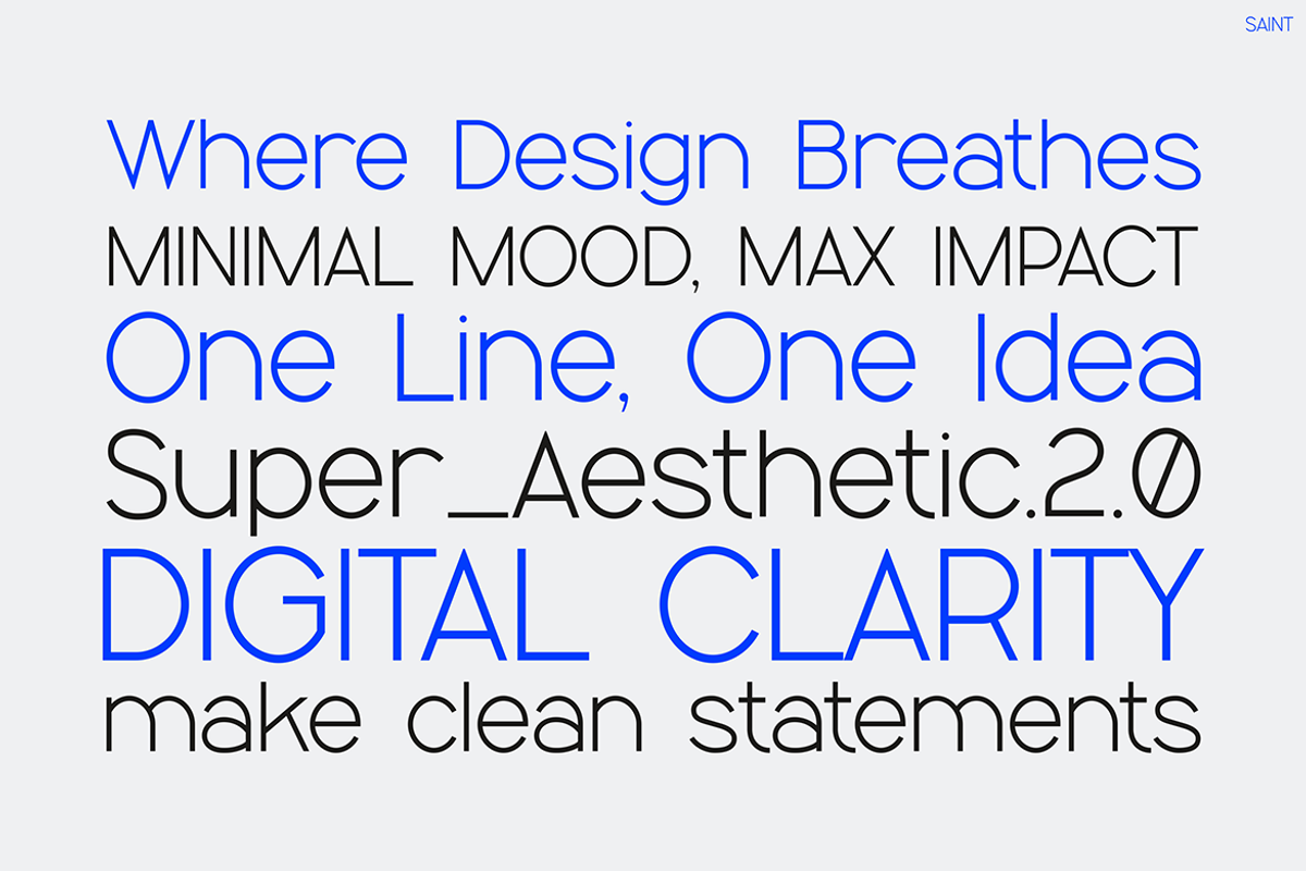 Saint, a Sans Serif Font by Pinisi ART (Photo 5 of 10)