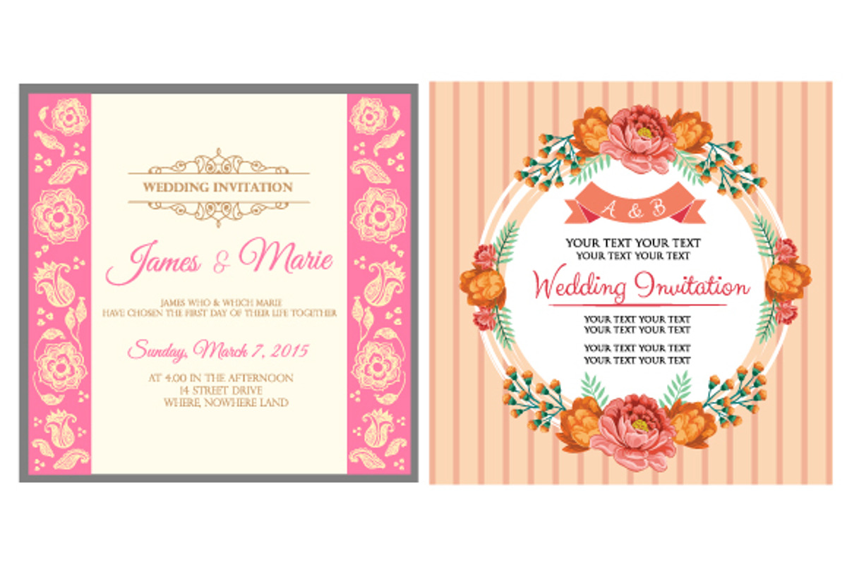 Floral Wedding Design Template, a Templates & Theme by Propylparaben (Photo 3 of 10)