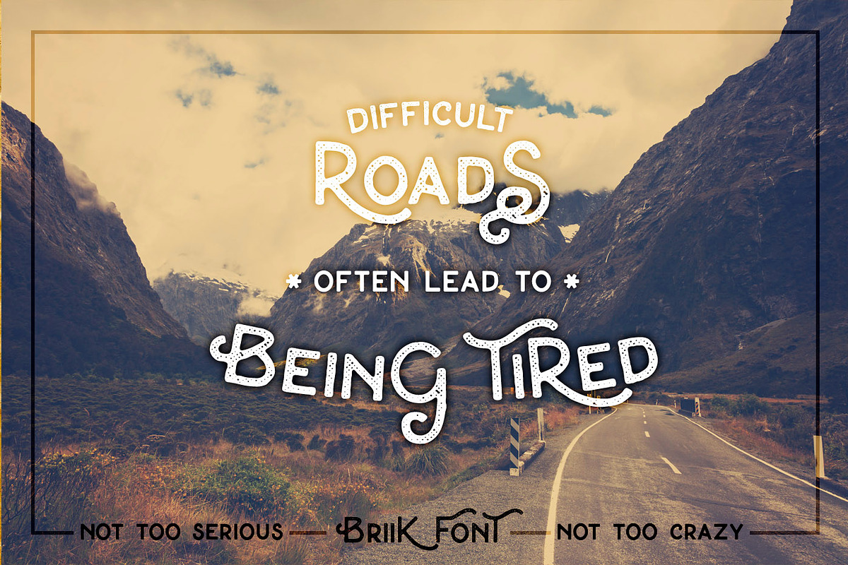 Briik - Hipster Fonts preview 2