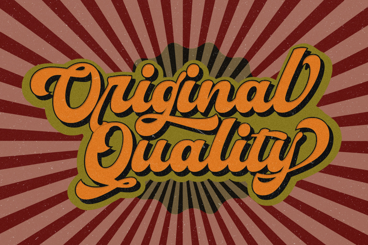 Nigthwel - Retro Font, a Script Font by Picatype Studio (Photo 7 of 9)