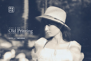 Old Printing Photo Effect, a Layer Style Add-On by WudelMbois Studio
