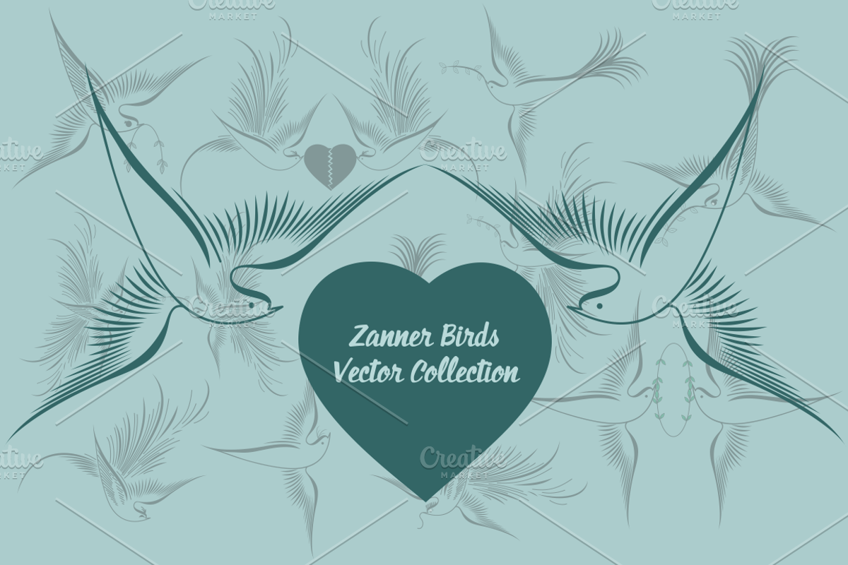 Zanner Birds Vector Collection