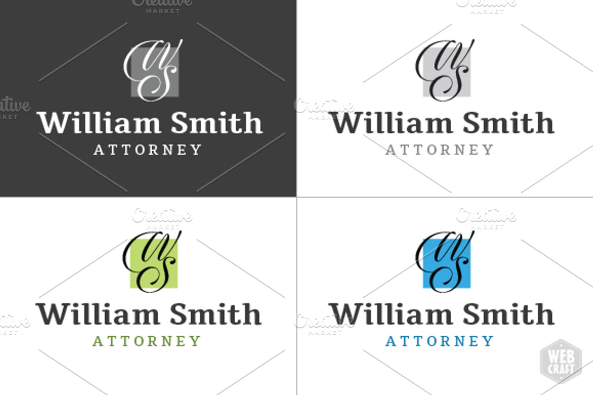 William Smith Attorney/Legal Logo, a Branding & Logo Template by WebCraft (Photo 3 of 4)