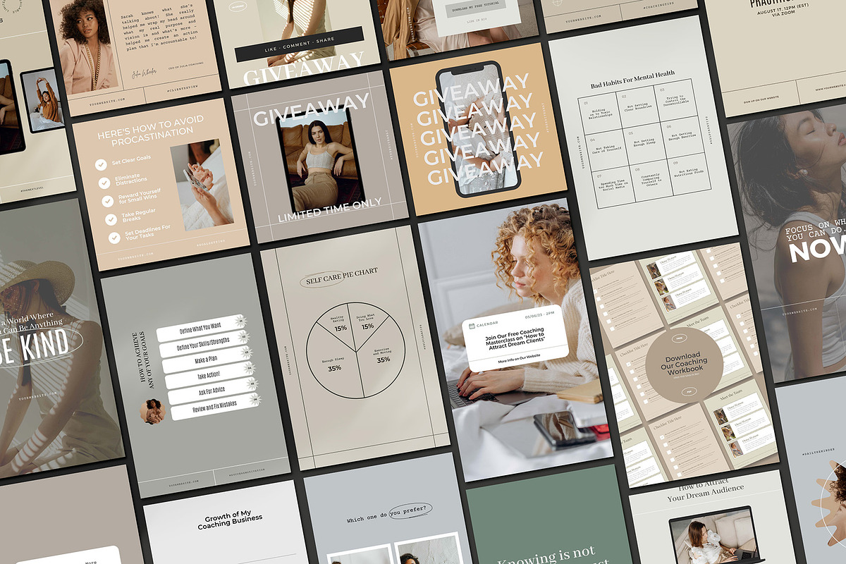 Elegant Coaching Social Media Kit, a Social Media Template by AndrewPixel (Photo 29 of 31)