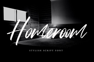 Homeroom - Stylish Script Font