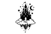 Fantasy Castle Cloud Moon Bundle, an Object Illustration by Gaye Art (Thumbnail 13 of 30)