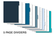 Planner kit vol.4. Universal design, a Stationery Template by Lina_Lisichka (Thumbnail 3 of 5)