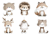Watercolor Baby Shower Clipart, an Illustration by Designworld (Thumbnail 3 of 6)