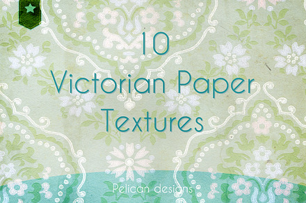 Victorian wallpaper set