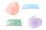 Watercolor Elements Clipart, an Object Graphic by The Digital Download Shop (Thumbnail 8 of 9)