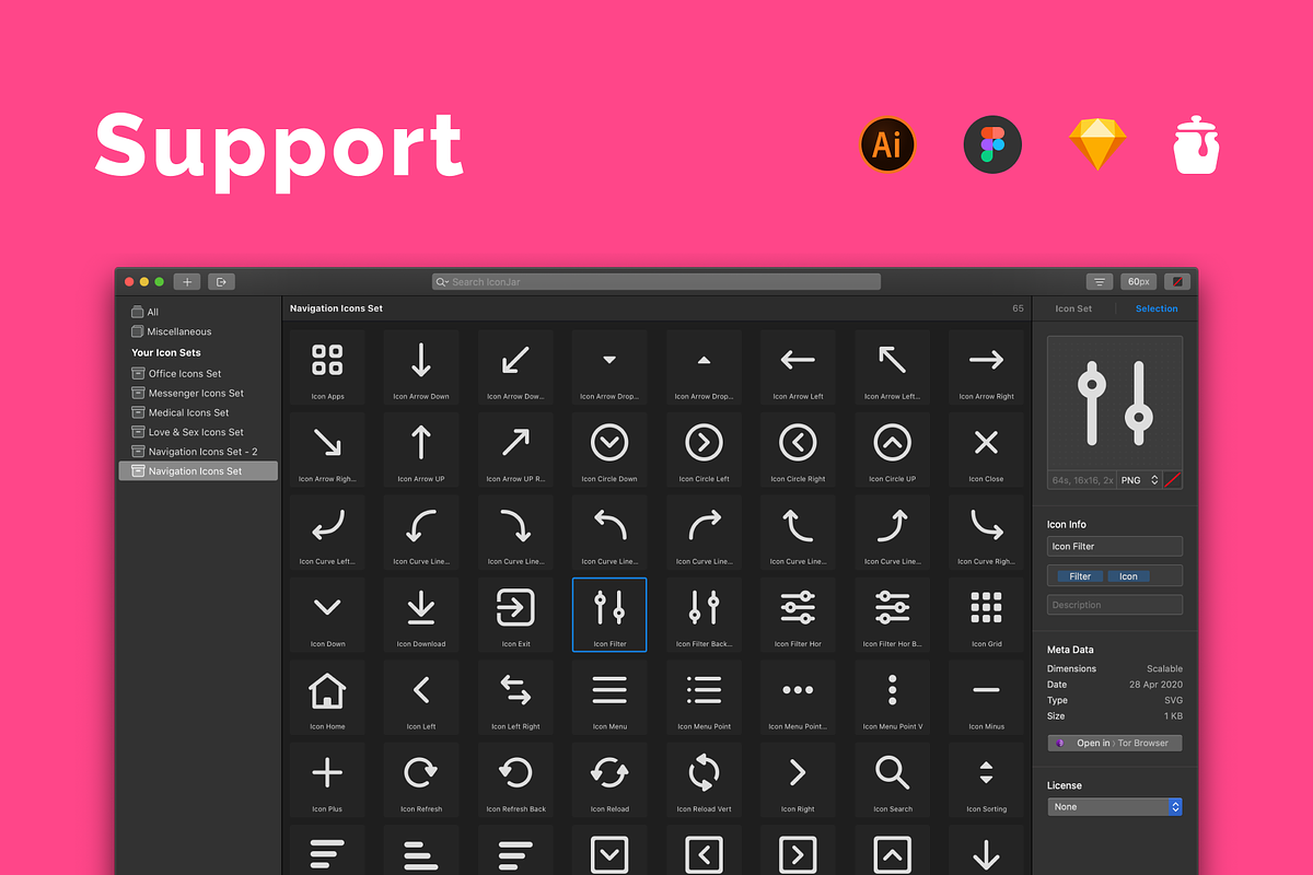 Navigation Icons Set, an Icon by Amazing Custom Icons (Photo 4 of 6)