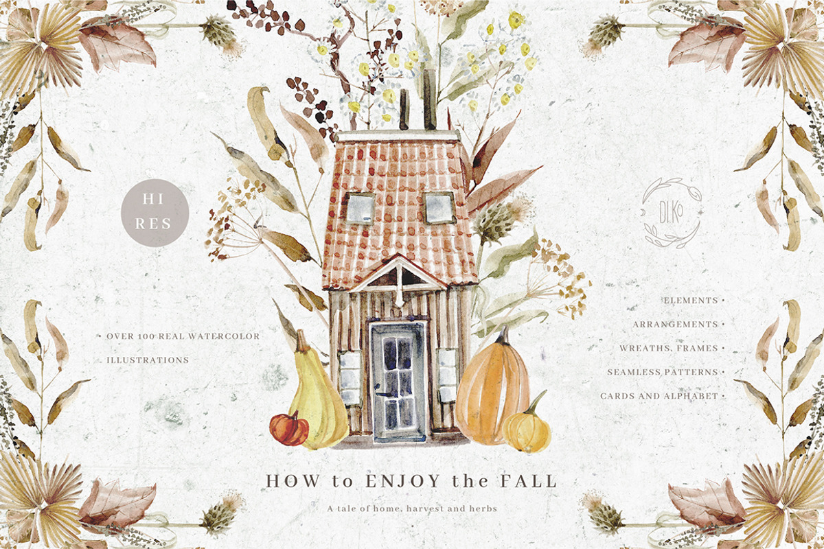 How to enjoy the fall., a Decorative Illustration by Dinkoobraz (Photo 1 of 15)