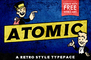 ATOMIC Typeface, a Serif Font by Dene Studios (Thumbnail 1 of 5)