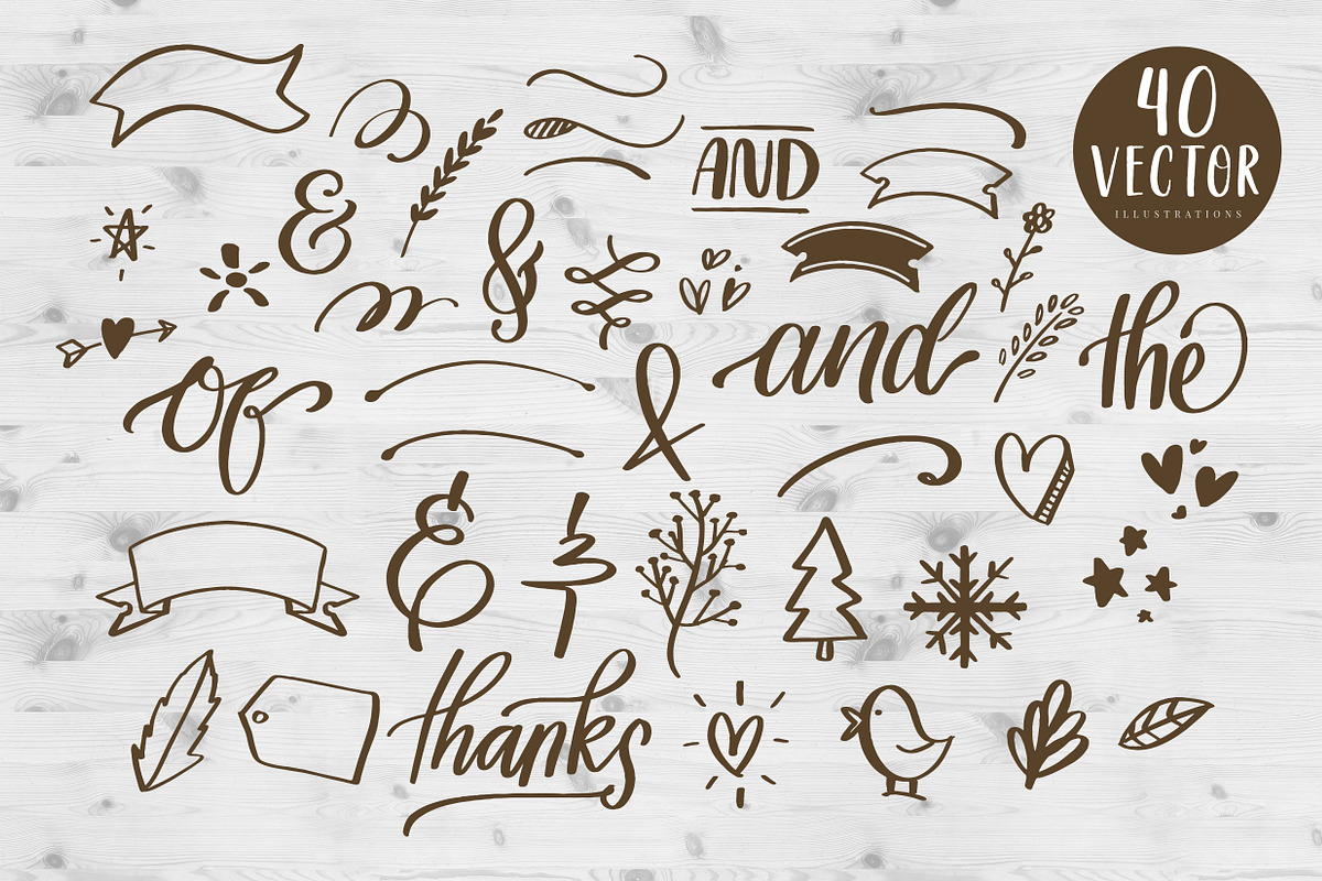 Delight Lettering Bundle preview 5