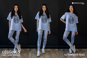 Leggings and T-Shirt Mockup