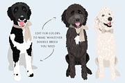 Labradoodle Goldendoodle Vector Art, an Illustration by Putnam Road Art (Thumbnail 3 of 4)