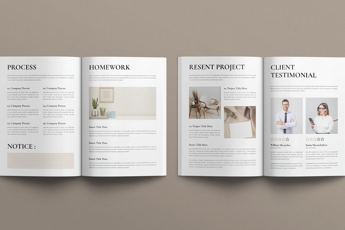 Welcome Packet Magazine Template, a Magazine Template by TemplatesForest