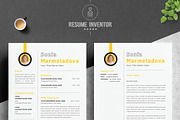Feminine Resume Design, a Resume Template by ResumeInventor (Thumbnail 2 of 5)