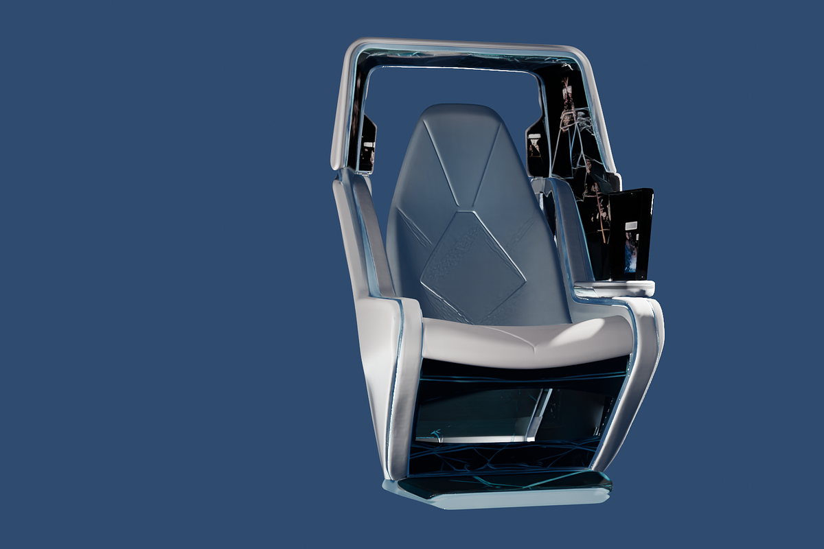 Sci-Fi Space Command Chair, a Furniture 3D Model by Temer (Photo 14 of 15)