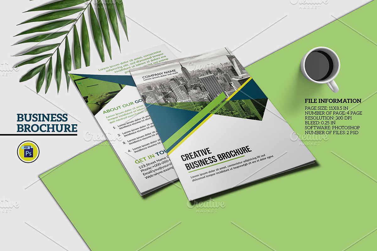 Business Bifold Brochure V1049, a Brochure Template by Template Shop (Photo 1 of 4)