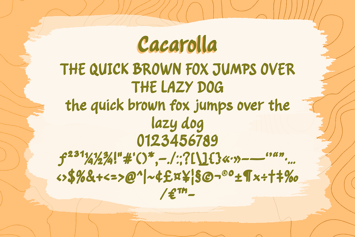 Cacarolla - Handwritten Script Font, a Handwritten Font by Artolabs (Photo 2 of 11)