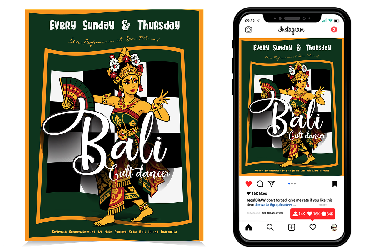 Culture Dancer Flyer, a Flyer Template by regalDRAW (Photo 1 of 3)