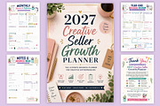 2027 Creative Seller Growth Planner, a Stationery Template by Designmela01 (Thumbnail 6 of 6)