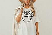 Cowboy Ghost SVG Western Ghost PNG, an Object Graphic by TanchaArt (Thumbnail 6 of 10)