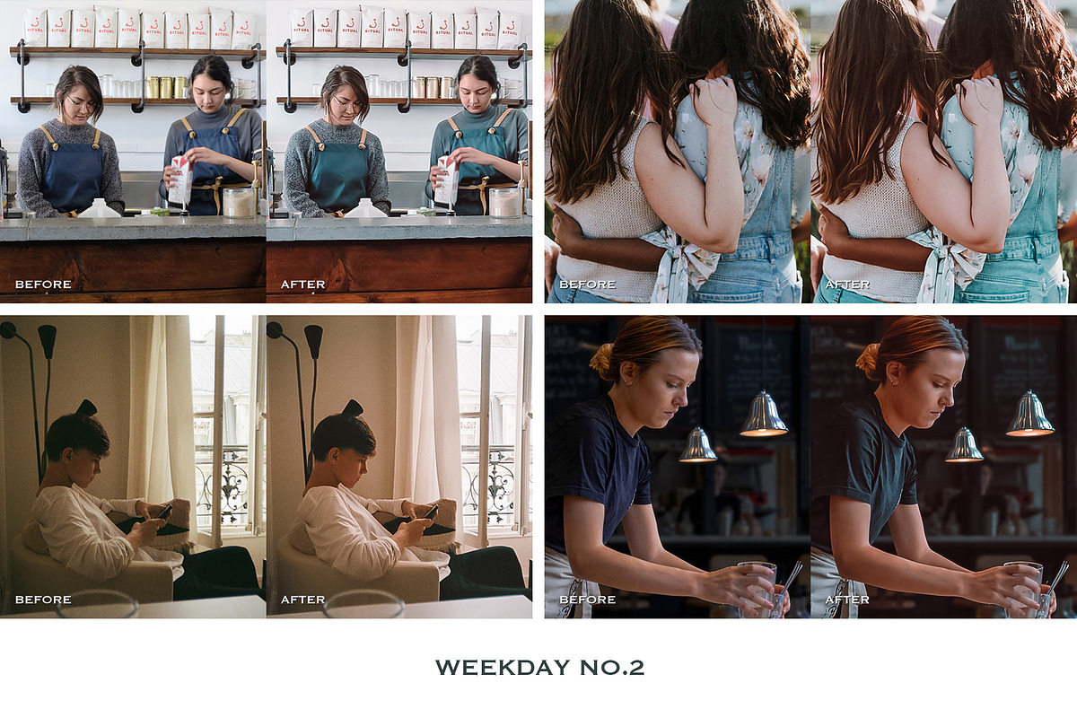 Weekday Lightroom Mobile Presets, a Preset Add-On by VEER (Photo 6 of 18)