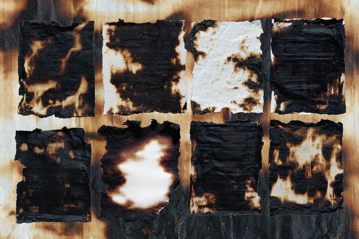 Burnt Paper Textures, a Texture Graphic by Digital Museum (Photo 5 of 5)