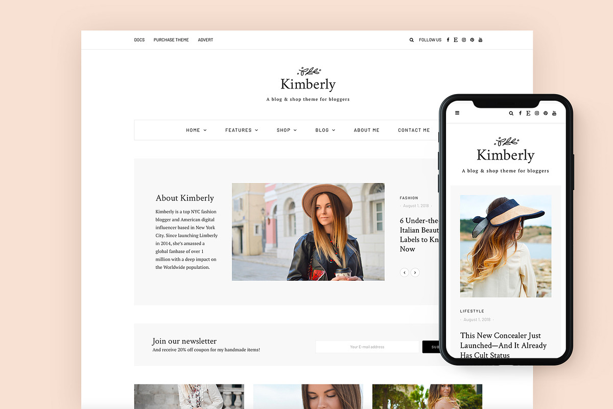 4 WordPress Blog Themes Mega Bundle, a WordPress Template by Creanncy (Photo 3 of 5)