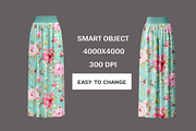 Woman Skirt Mockup, an Advertising Mockup by PudraART (Thumbnail 3 of 7)
