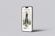 iPhone 15 Pro Mockup, an iPhone Mockup by graphicsecond (Thumbnail 5 of 5)