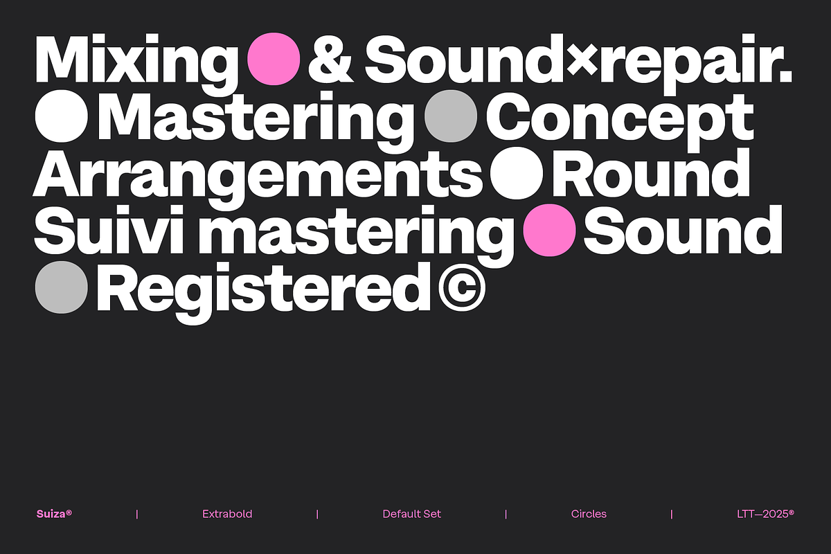 Suiza, a Sans Serif Font by Latinotype (Photo 2 of 16)