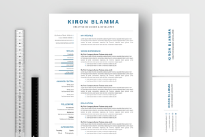 Resume Template & Business Card