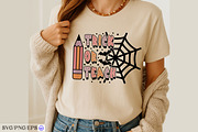Trick or Teach Halloween SVG, a Seasonal Illustration by mh_arif (Thumbnail 3 of 4)