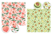 Hand drawn fruit Seamless pattern, a Pattern Graphic by CreativeChristiana (Thumbnail 5 of 12)