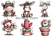 Whimsical Western Animal Clipart, an Illustration by Craft Nest (Thumbnail 6 of 8)