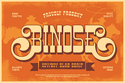 Binose, a Slab Serif Font by Artisan Themes (Thumbnail 1 of 12)