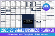 2025-26 Small Business Planner Canva, a Stationery Template by Mustafiz (Thumbnail 1 of 6)