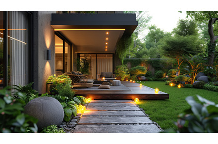 Summer evening in the garden of a, a Nature Photo by ZinetroN