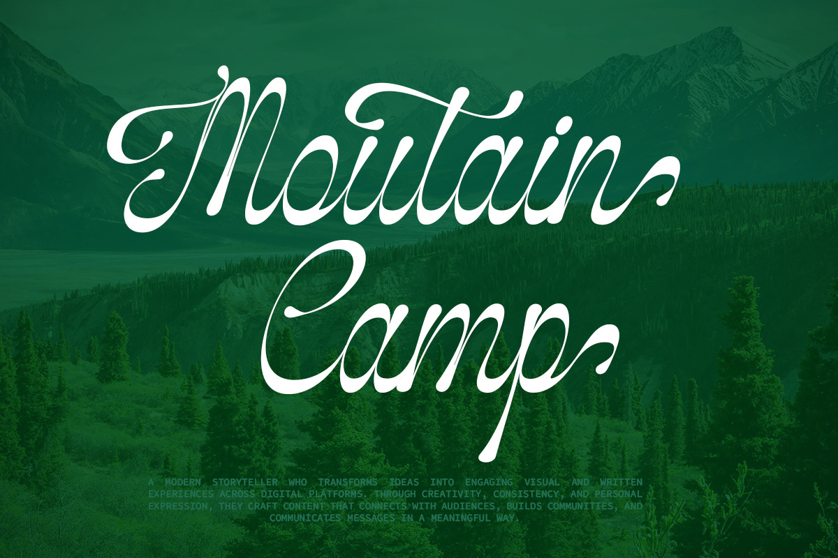 Brigenta Script, a Script Font by Romiecreative (Photo 3 of 8)