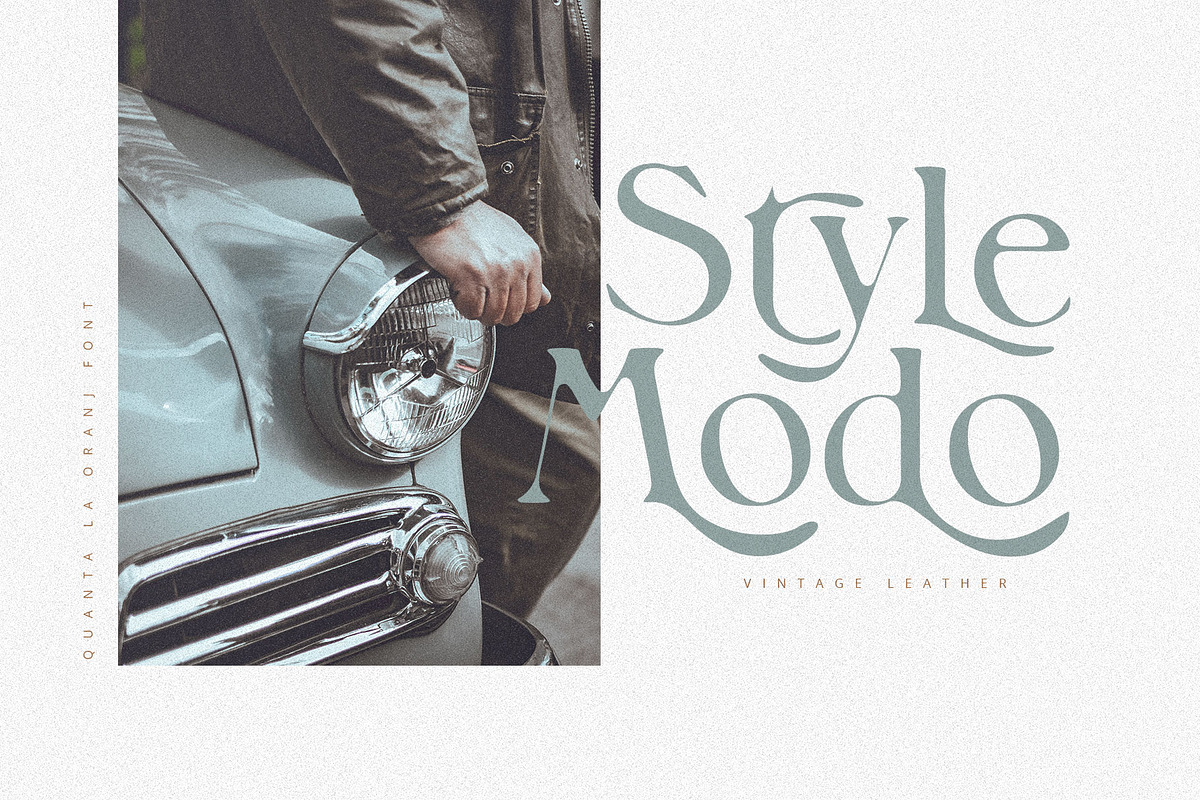 Quanta La Oranj Vintage Serif Font, a Serif Font by Creativeqube Design (Photo 10 of 14)