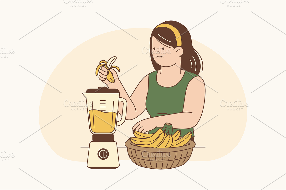 Banana Life Illustration, an Object Graphic by Jump Studio (Photo 6 of 12)